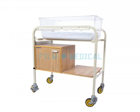 Baby Crib with Cupboard